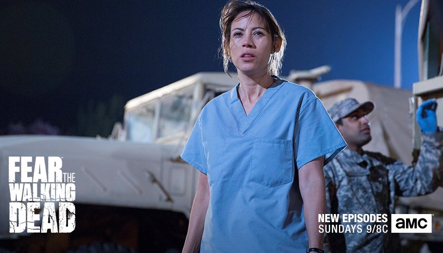 Actress <a href="/Erodriguez/">Elizabeth Rodriguez</a> (Liza from S1 of #FearTWD) will be on #TalkingDead! Reply w/ questions, and we might ask them!