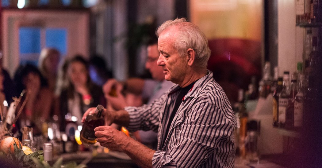 nyctourism's tweet image. Bill Murray, Brooklyn Bartender nytimes.com/2016/09/19/fas…