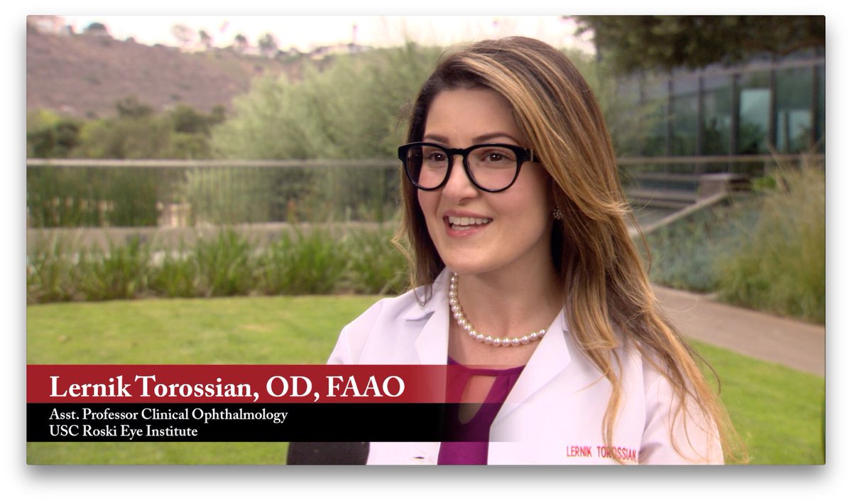 USCEye's tweet photo. GLASSES are the newest #WearableTech! @DrTorossianUSC explains our collaboration w/@USC_CBC & @VSPVisionCare https://t.co/EbninrYCBt #USCeye https://t.co/79PZfdJgIu