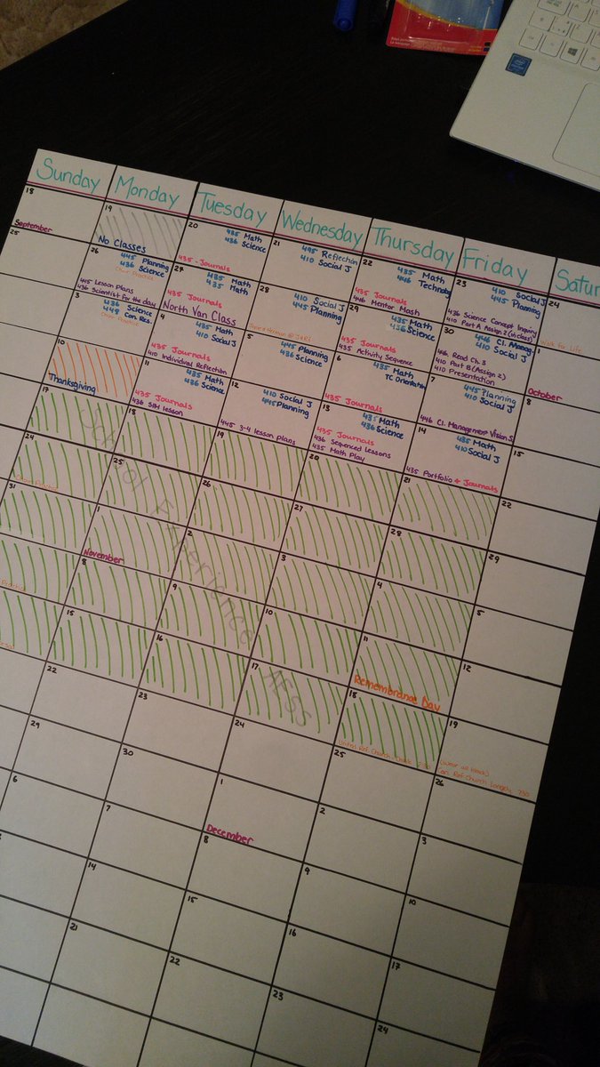 MrsLNK's tweet photo. Organizing the next 3 months of my life #productiveprocrastination #tepbmath https://t.co/IvsLyRUz8h