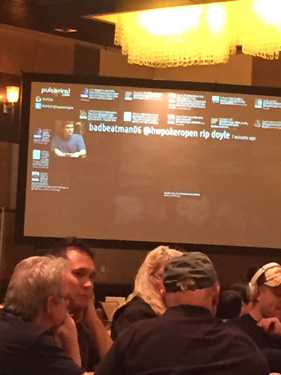 dazedace's tweet image. RIP Doyle @badbeatman06 #BPO2016 #tweetception