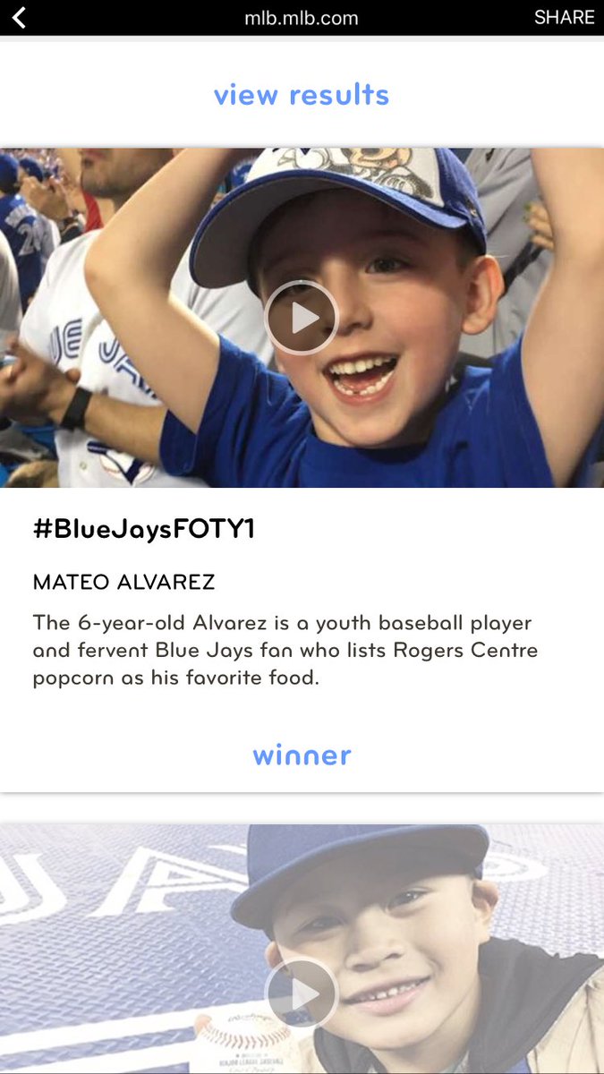 debbiejenkins's tweet photo. MLB site shows Winner under Mateo's name and the other guys are greyed out.  @richalvarez22 @Erin_Alvarez @Mr_Markini @carabennett37 https://t.co/2KoZF7GOzk