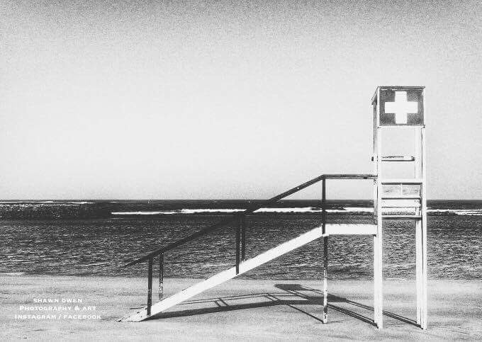Lifeguard Tower. instagram.com/sophotog_art #yorkshire #London #NewYork #horror #blackandwhitephotography #art