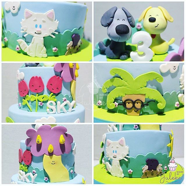Details, details, details... Wat vinden jullie van deze prachtige Woezel &amp; Pip taart van @JulekeDerks ?👌🏽😊