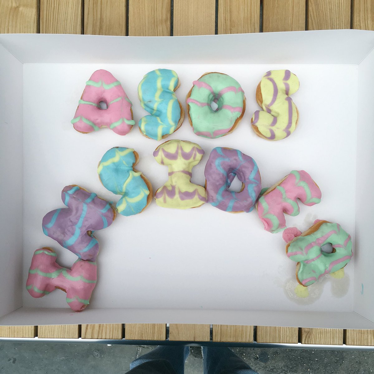 ASOS_Alice's tweet image. Notre récompense ! Cc @ASOS_Astrid 🍩🍩🍩