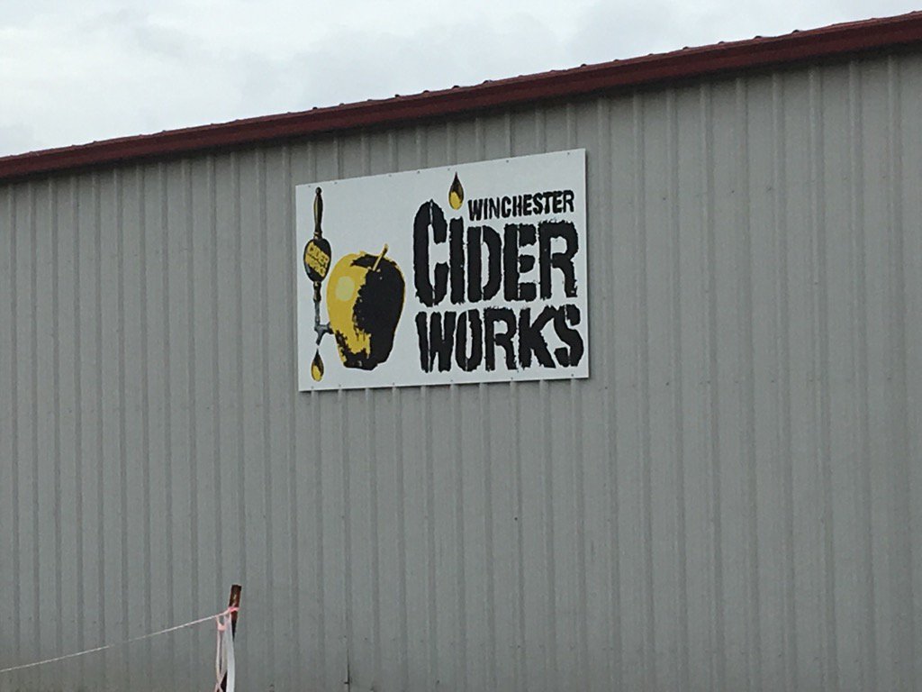Scot_Lilly's tweet photo. Winchester Cider Works = great end to tour with VA Agribusiness Council https://t.co/mDAw1h9RKg