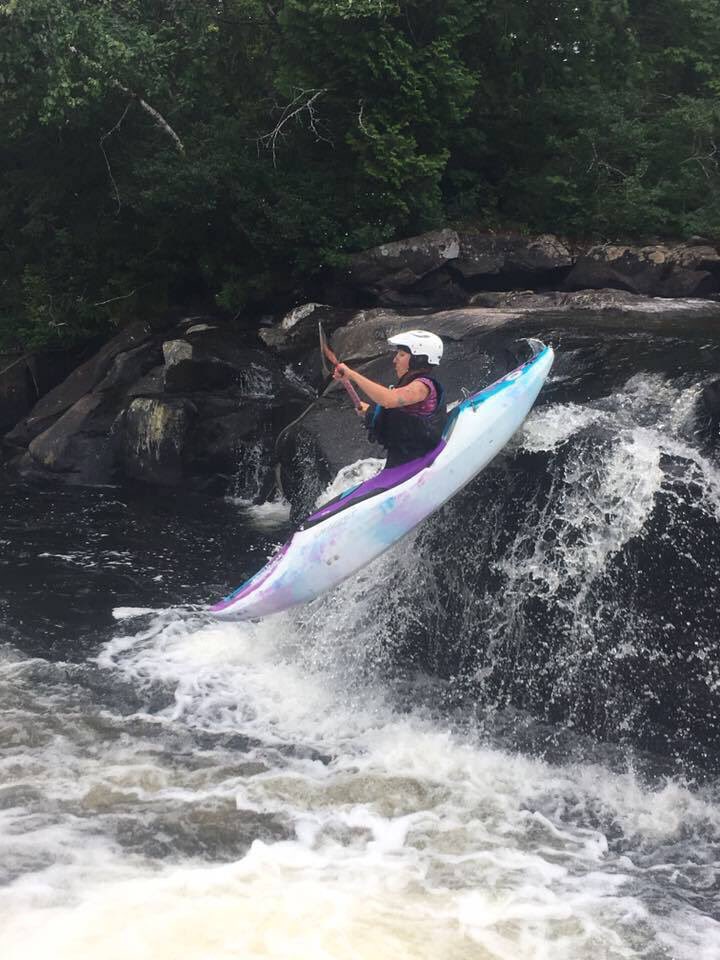 jillamclellan's tweet photo. #boof #waterfall @Algonquin_PP upper Petawawa has the best hidden #whitewater spots #getoutside #mondaymotivation xo https://t.co/j9DWYkf6Di