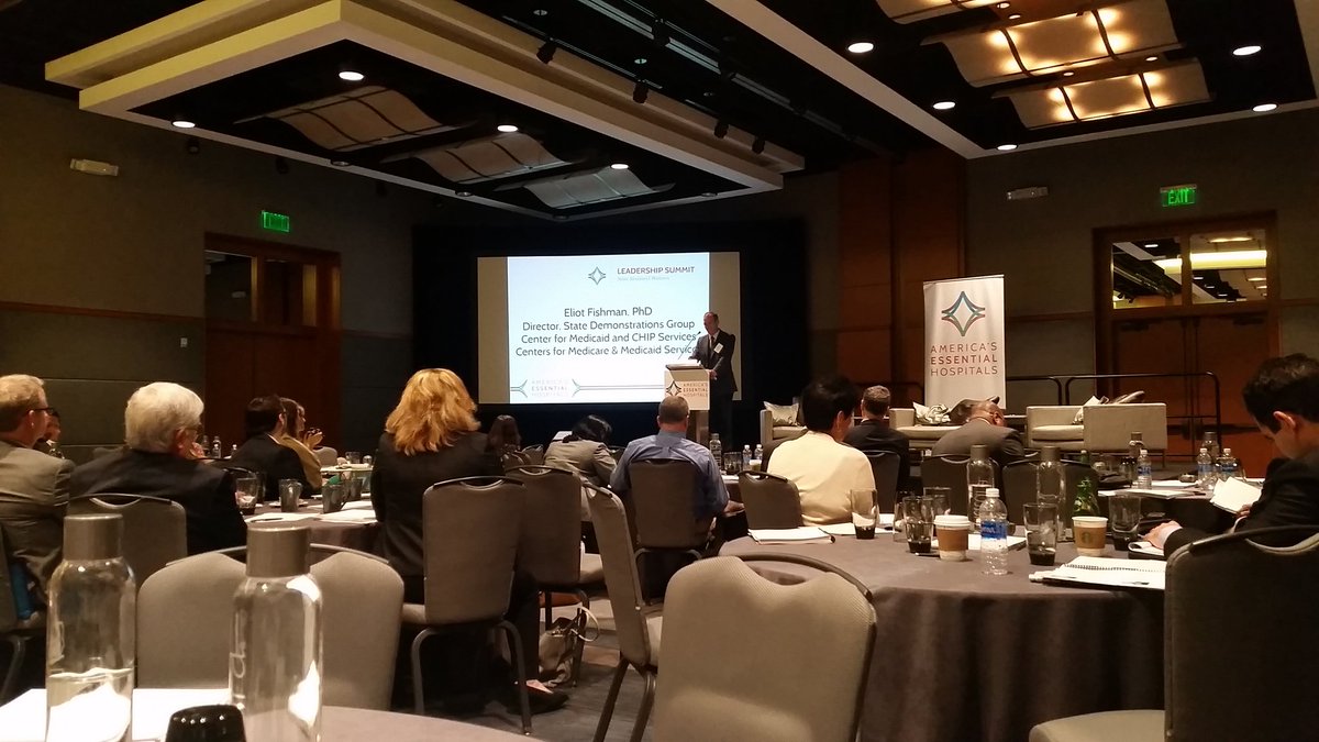 siegelmd's tweet photo. Eliot Fishman caps our #essentialsummit on waivers @CMSGov @OurHospitals https://t.co/lfJxHkI9Gn