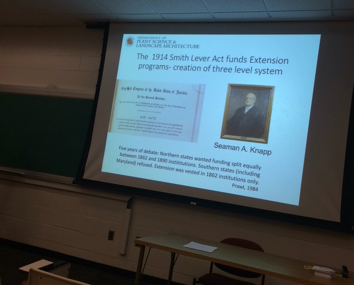 nelsonk365's tweet photo. #DTNUMD in Maryland, extension services split between UMCP and UMES for "separate but equal" services https://t.co/borpzgTdRI
