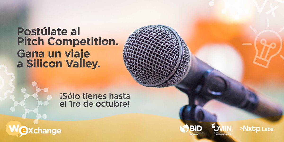 VocesVitalesAr's tweet photo. ¡Postula al Pitch Competition de @WeXchange! No dejes pasar esta oportunidad #startup #womenSTEMpreneurs #inversores @BID_Idear @fominbid https://t.co/2Ci9kCOtFU