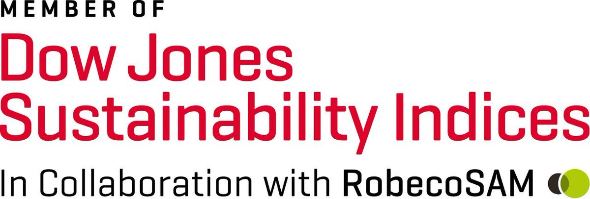 GM's tweet image. We're proud to be ranked again on the Dow Jones Sustainability Index for corporate sustainability leadership.