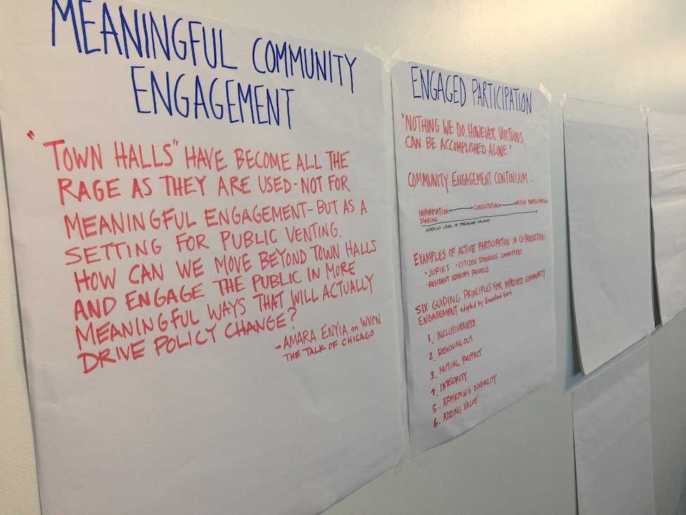 OurSmallChange's tweet photo. Our own @evepicker attended @PlaceLabChicago's "Engaged Participation" salon recently. Read abt what she saw/heard: https://t.co/H2N3YtTQXJ https://t.co/KsZTVDcySk