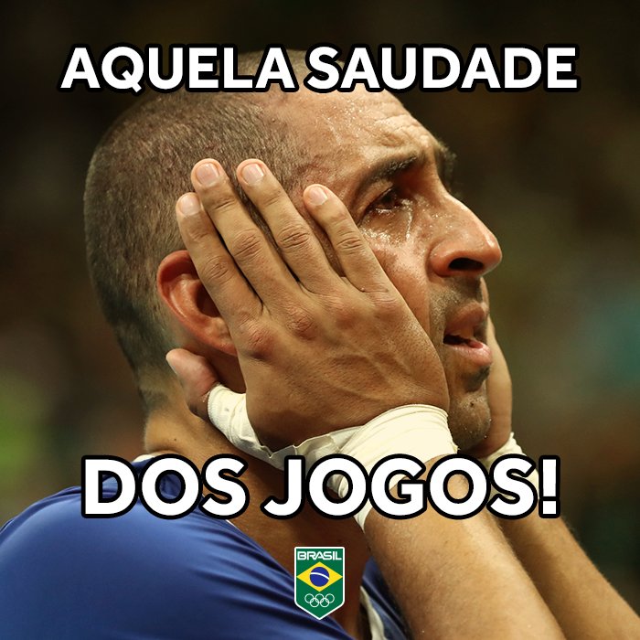 timebrasil's tweet photo. Quem aí também queria os Jogos Olímpicos Rio 2016 de volta? 😂😂😂 #TimeBrasil https://t.co/kjWunZLsiP
