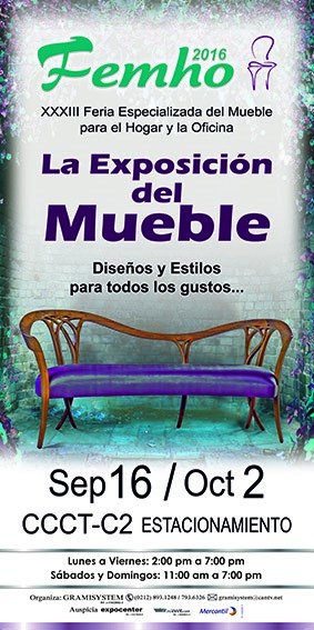 tuccct's tweet photo. ¿Decorar su hogar? Visite #Femho2016 en @miccct Hoy de 2 pm a 7 pm https://t.co/Hi0p3Mpm2V