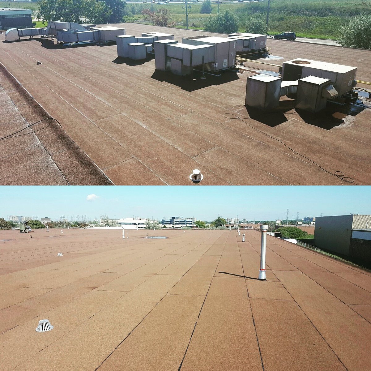 RoofcanToronto's tweet image. Another project completed 41,000 sqft of #modbit #roofing #Toronto #mississauga thx #caminomodular