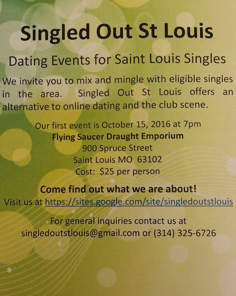 gseanh's tweet image. A first of it&apos;s kind for the STL. Think Hitch and He&apos;s Just Not That Into You.  #singledout #stlnetworking #cupid