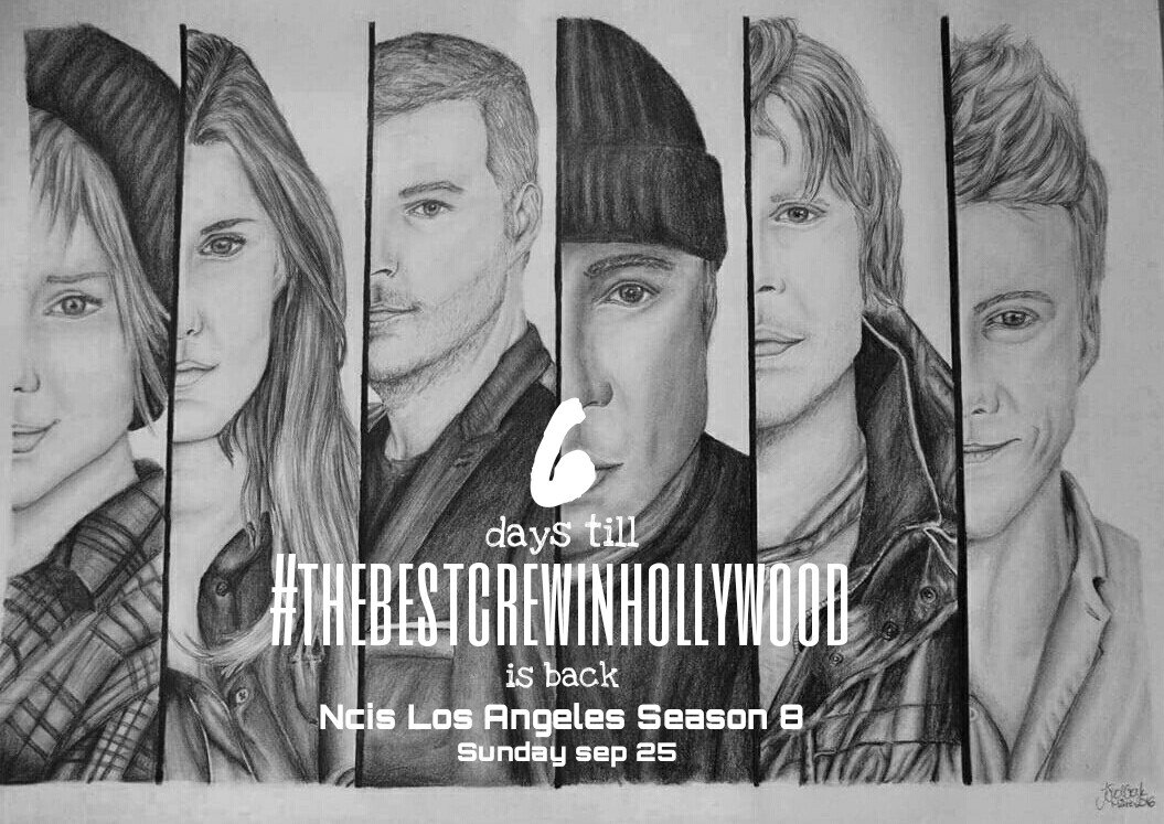 6 more days 💪💥 
#ncisla #bestcrewinhollywood #Season8