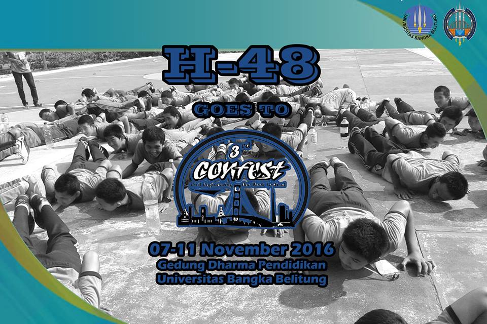 H-48 !
<a href="/HMTS_UNTAD/">HMTS UNTAD</a>  <a href="/HMSISTN/">HMS ISTN</a>  <a href="/HMS_PNJ/">HMS KONKRET</a>  @anaksipil_unila <a href="/sipilindonesia/">FKMTSI</a> <a href="/dvillage_ITS/">D'VILLAGE 6th Editon</a> <a href="/HMS_PAKUAN/">HMS FT-UNPAK</a> <a href="/IMSFTUSU/">IMS FT USU</a>  <a href="/IMS_FTUI/">IMS FTUI</a> <a href="/HMTS_UNTAD/">HMTS UNTAD</a> <a href="/HMTSUII/">HMTS UII</a>