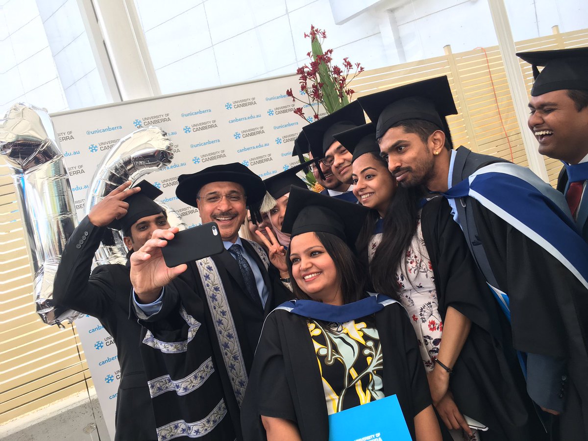 Graduations = selfies! #WeAreUC