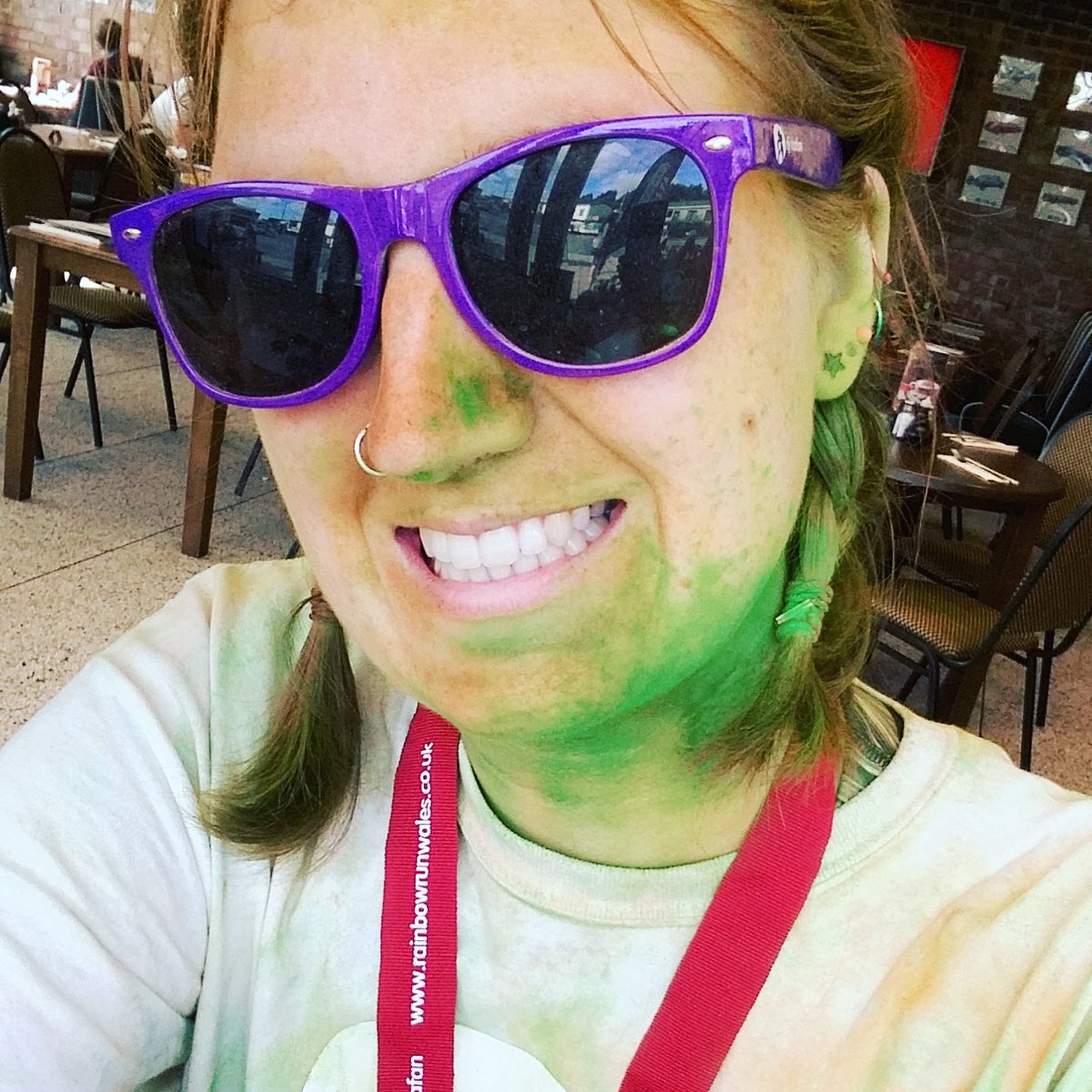 TheSunshineKidd's tweet photo. Had an amazing time doing the @tyhafan #rainbowrun2016 Saturday, in support of such a great cause. 💜 https://t.co/Cxcl82QKKj