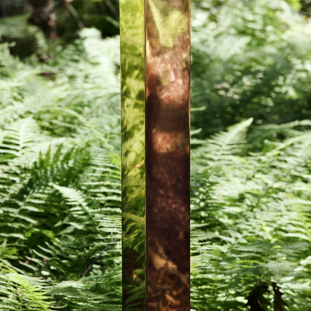 olnickspanu's tweet photo. Bronze totems gaze at each other in #FrancescoArena's 'Posatoi (Perches)' for the 2014 #OlnickSpanuArtProgram https://t.co/7lzCtNGXbV