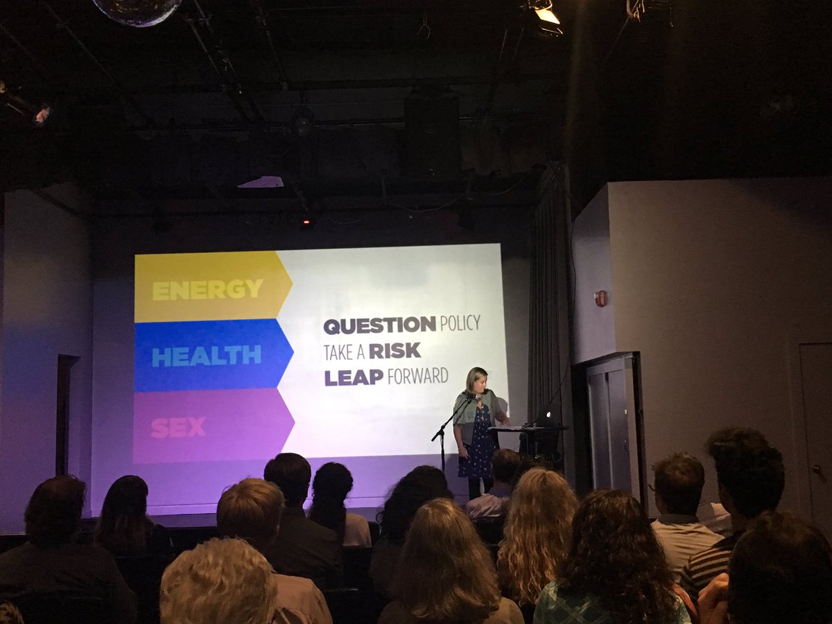 DESIGNxRI's tweet photo. Systems are risk-averse by design Jeanette Numbers @_loftdesign  works to circumvent systems with #design #dwri2016 https://t.co/p8kD6yQe7d