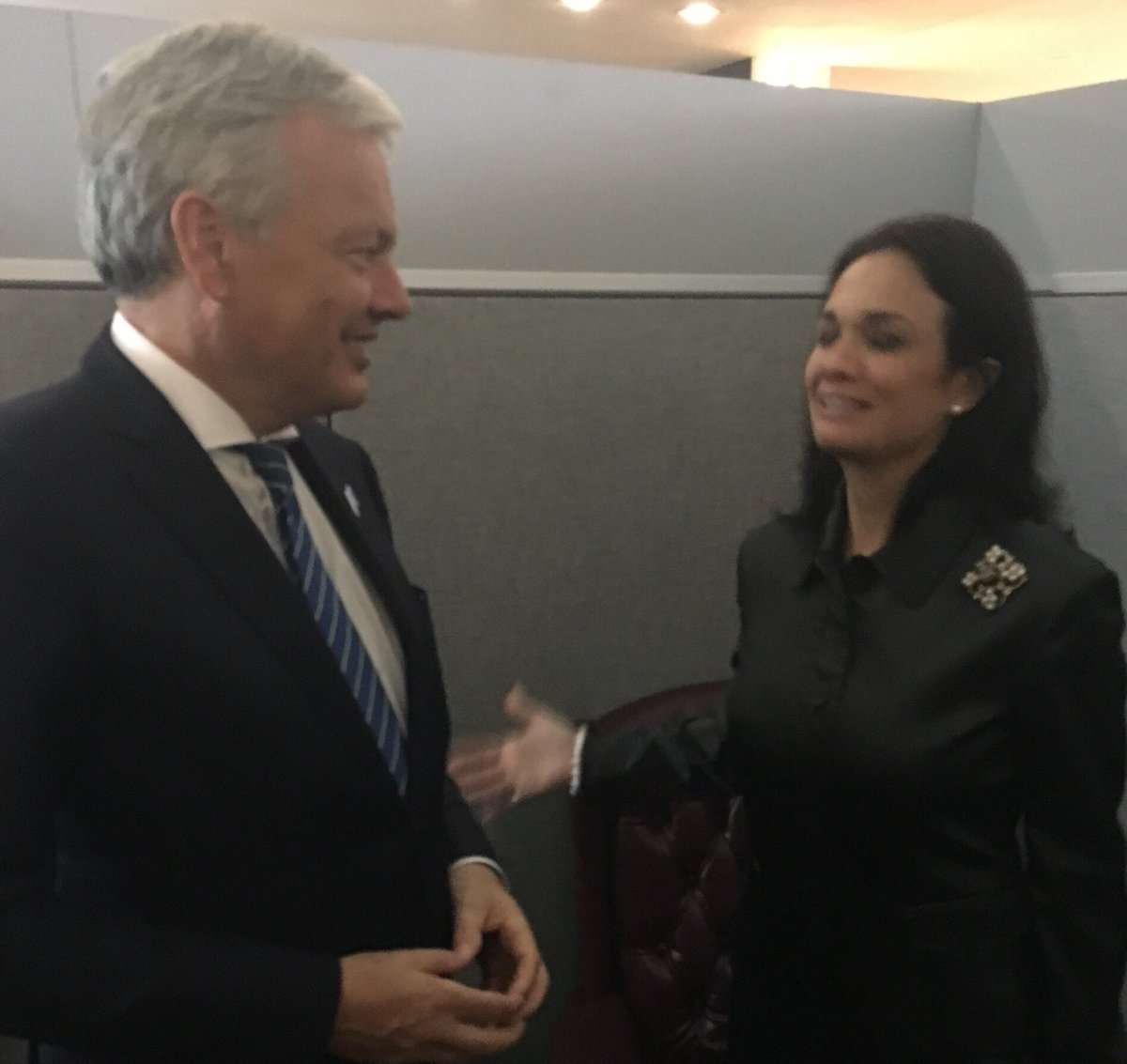 BelgiumUN's tweet photo. Today, Belgian MFA @dreynders held fruitful & cordial bilateral meetings with #IvoryCoast, #Fiji, #Oman & #Panama. #UNGA71 #BEtoUNSC #UNGA https://t.co/IVGhBOYIbO