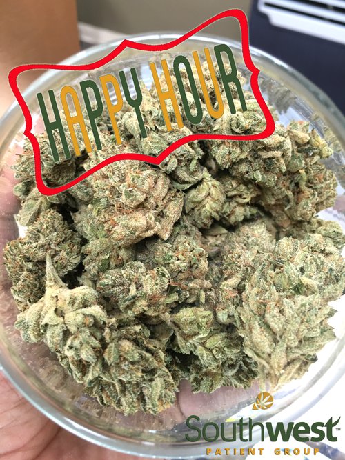 UrbnLeafSW's tweet photo. Happy Hour at @SWPatientGroup from 4:20-6:20! #specials #goheavy #hash #wax #sandiego #cannabis #prop215 #sb420 #skyog #holygrailog #weed https://t.co/itU2wqg2Zw