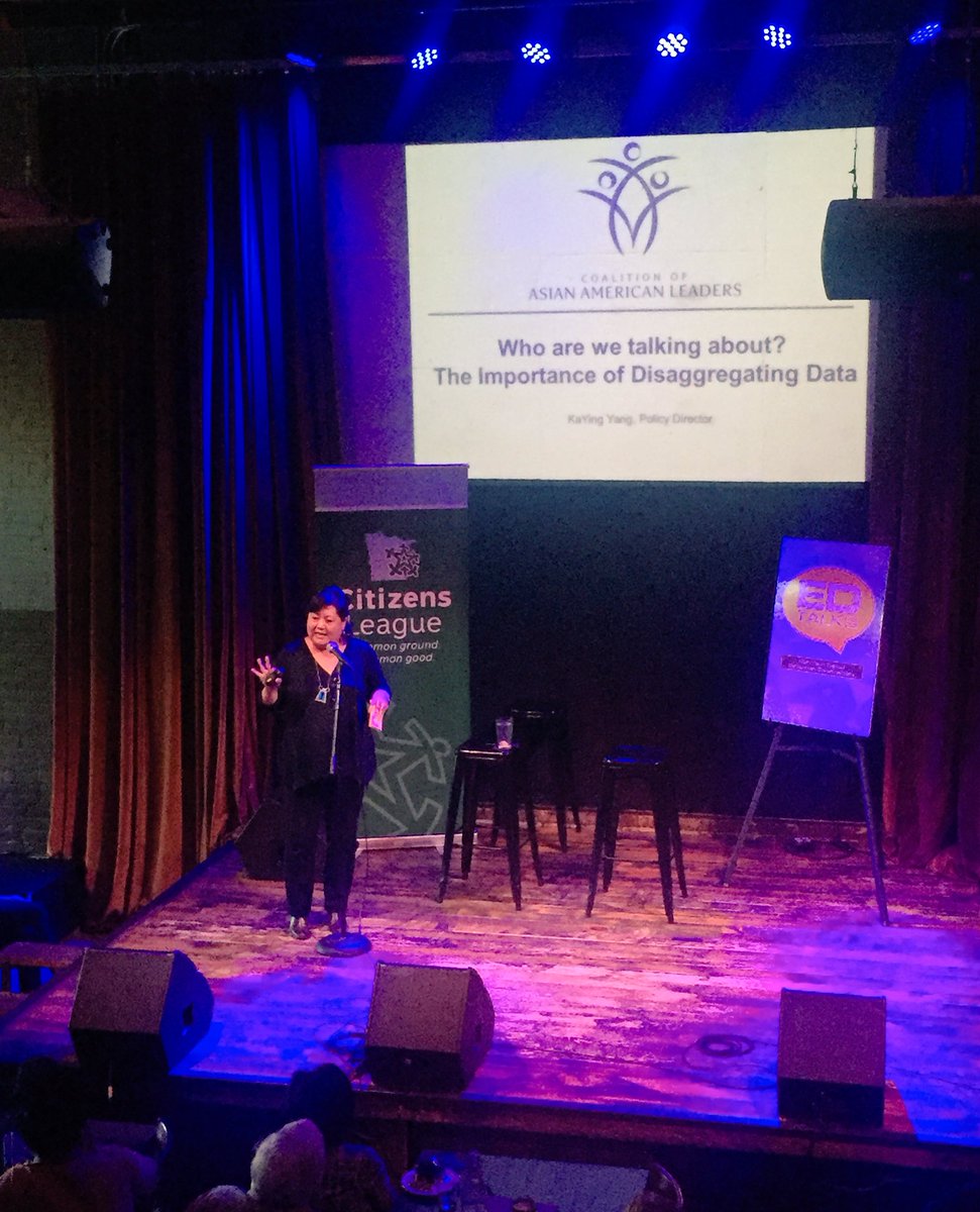 AchieveTC's tweet photo. "We immigrants bring so many gifts to Minnesota but can lose them when we are trying to fit in here." KaYing Yang @CAALMN #edtalksmn https://t.co/1ZsIcYYYyD