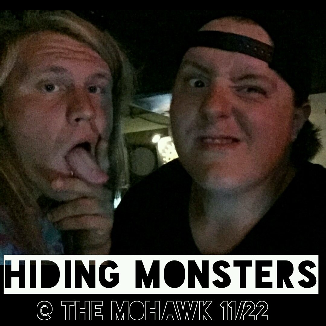 HidingMonsters's tweet photo. Thursday @mohawkplace !!!! https://t.co/zToDJsSejX