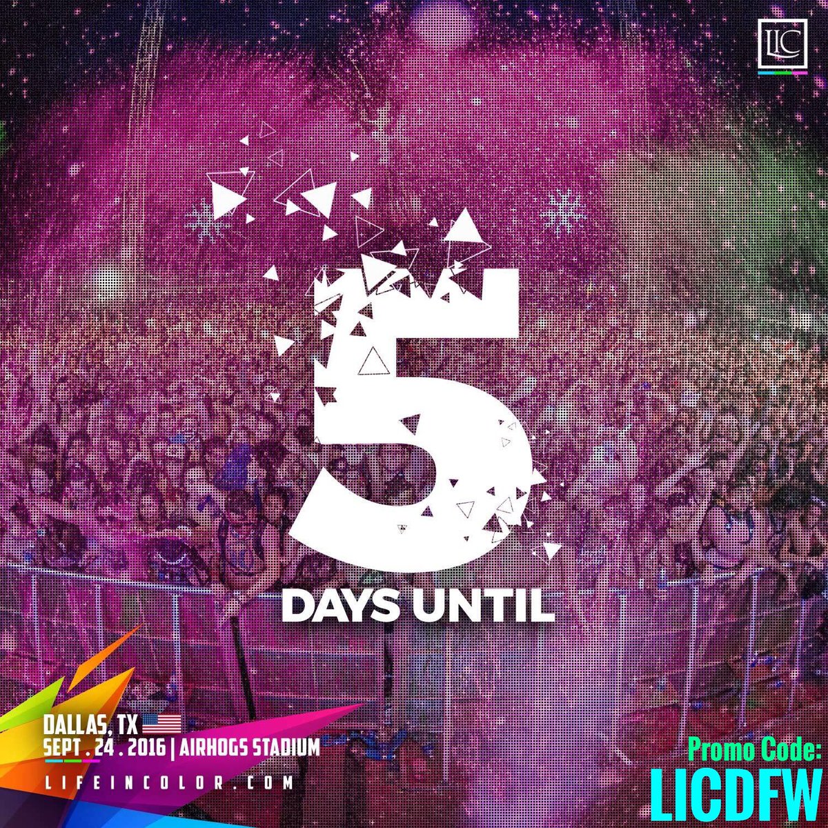 TexasEDMC's tweet photo. We are 5 days out! You can now save some extra cash with our promo code: LICDFW

Tickets: https://t.co/Mj0sLzLFp8 https://t.co/JUeXR5ypLe