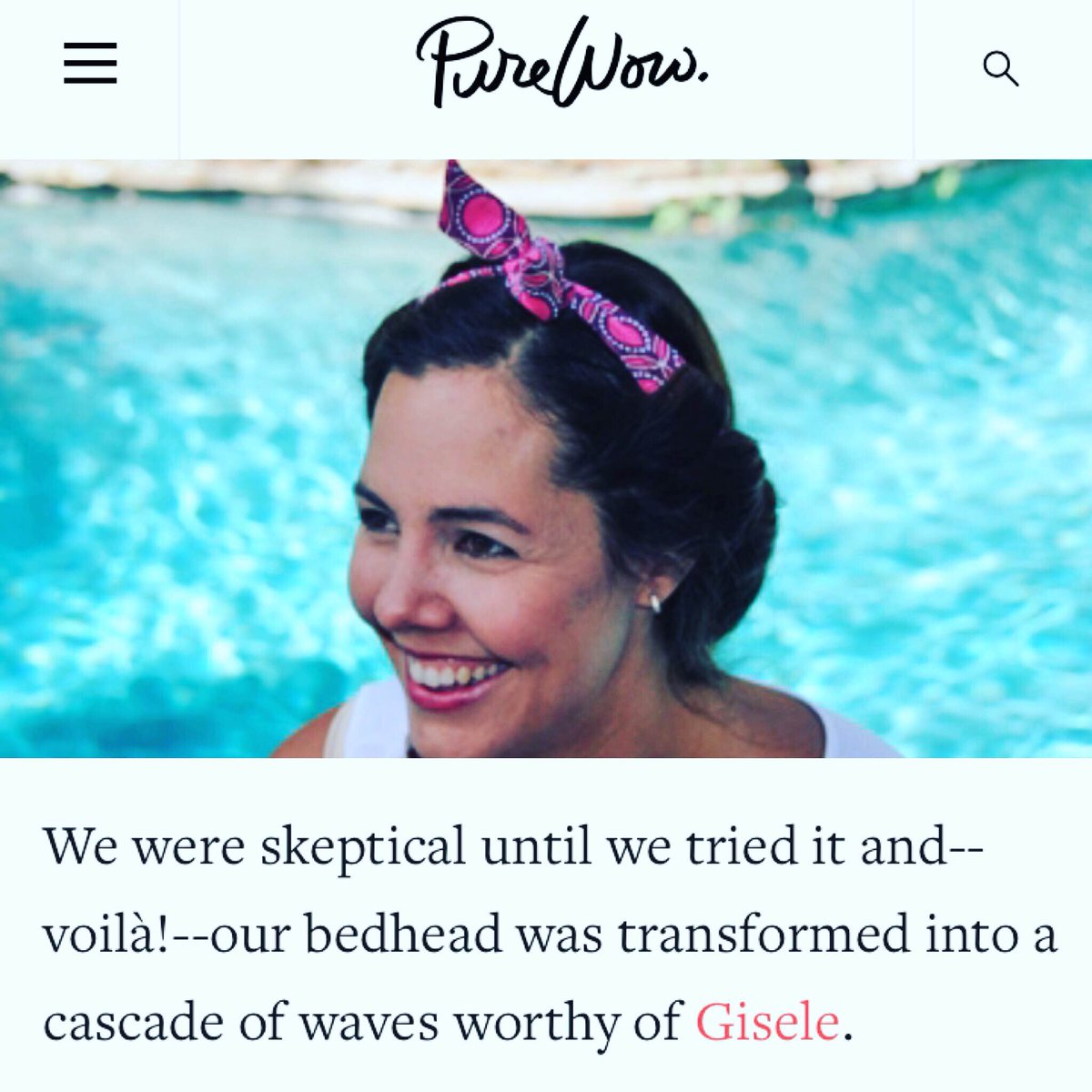 LJBPR's tweet photo. @SoCalCurls curling #hair ties #FTW! Who doesn't want Gisele worthy waves without heat damage and in no time flat!? #fashion #innovation! https://t.co/fDuxNQI3Qq