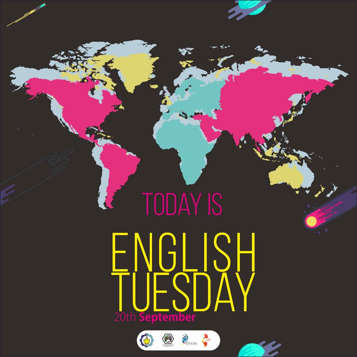 hmplITS's tweet photo. [English Tuesday]
Hello...
Today is english day, don't forget to speak english.
#EnglishDay
#EnglishTuesday
#hmplITS https://t.co/MKEjlUMJPf