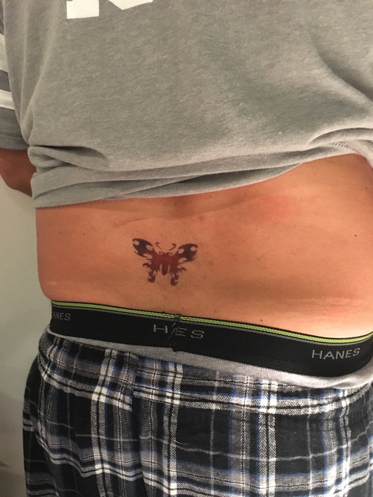 janetpclark's tweet photo. Tramp Stamp for JP ❤️@cflane_mgmt https://t.co/GDoe4Y7qtA