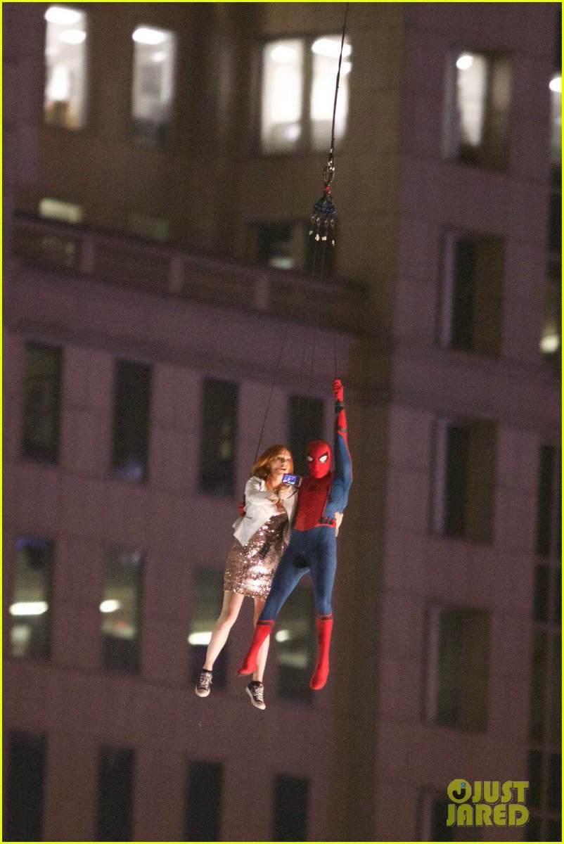 Imágenes del set de grabación de #SpiderManHomecoming