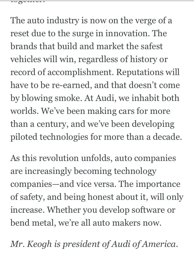 davidshepardson's tweet photo. .@Audi on driverless cars https://t.co/XlOfCizEqY https://t.co/Obetqo9SBB