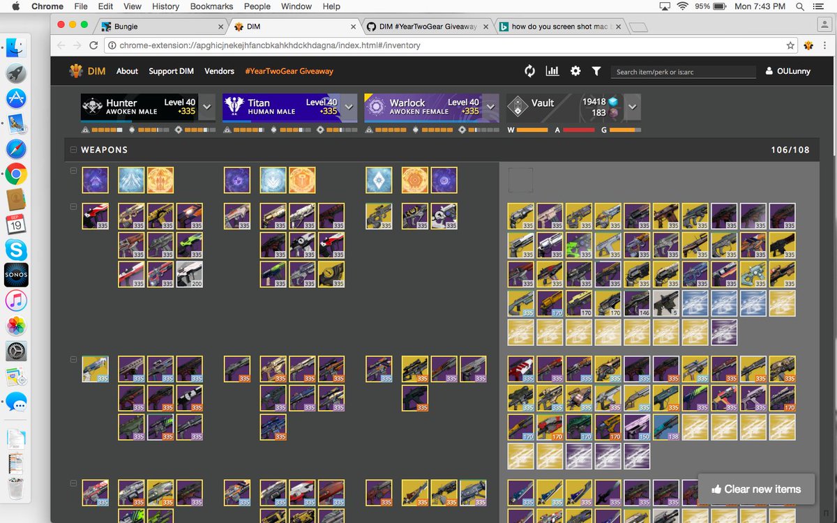 This is my #Destiny #YearTwoGear using <a href="/ThisIsDIM/">DIM</a> - Giveaway info bit.ly/2cuO7jI
