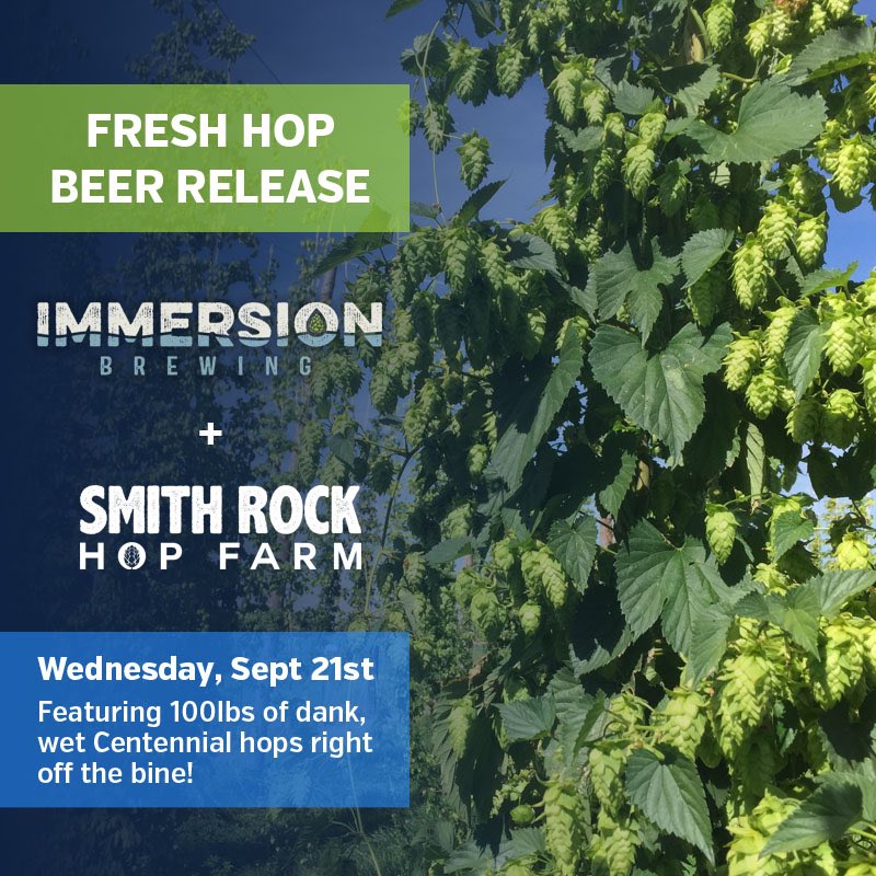 #FreshHop #craftbeer release this Wed @ImBrewing #inBend featuring our #hops &amp; #MeccaGrade malt.