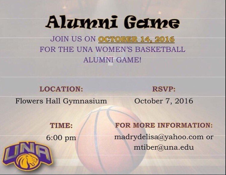 UNAAthletics's tweet photo. Women's Basketball Alumni Game! #roarlions #homecoming https://t.co/9l3pkd8AhR