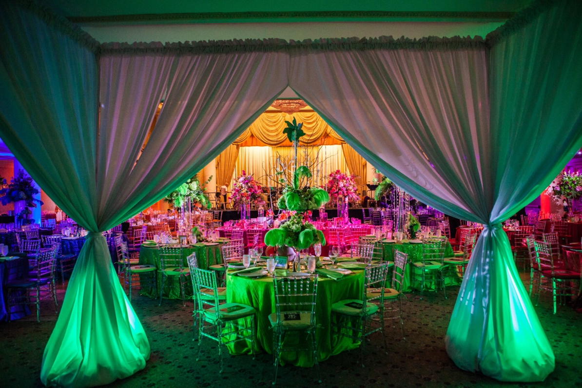 Entrance into the Grand Ballroom ,Bellevue Hotel ...florals &amp; decor by Ten Pennies