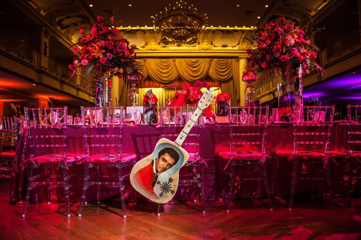 Elvis table ... Philly POPS gala ...florals &amp; decor by Ten Pennies