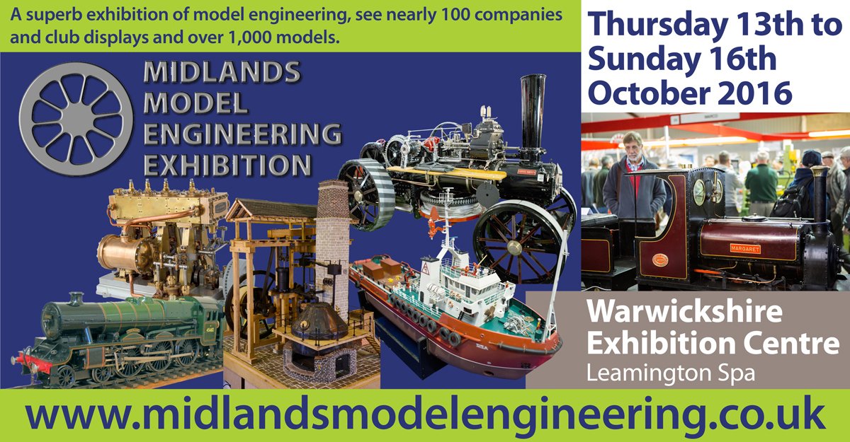Follow &amp; RT <a href="/MeridienneEx/">MeridienneExhibition</a> to #Win tickets to the Midlands Model Engineering Exhibition: facebook.com/Saga/photos/a.…