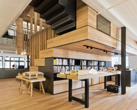 timberveneer's tweet photo. A beautiful example of the magnificent use of Timber Veneer. (Cox Architecture) https://t.co/qKDFHBX4Cn https://t.co/7aT17FJhFN