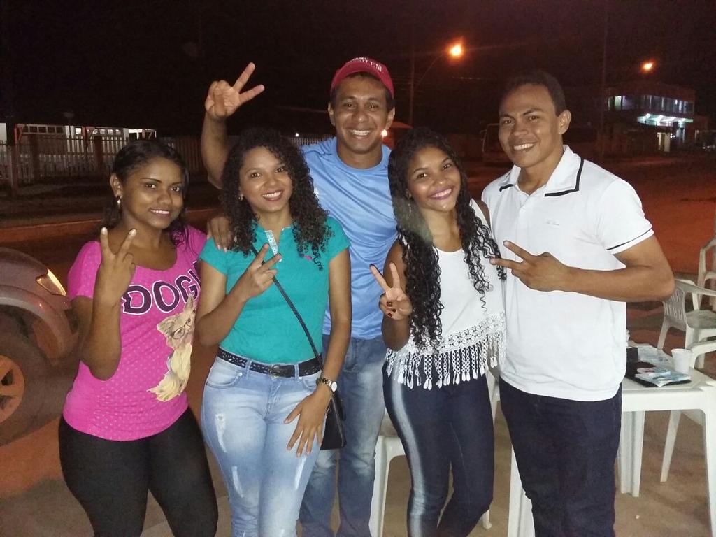 Final de mais um dia de campanha. Vereadora <a href="/Francilene_AP/">Francilene Bracho</a> e seus colaboradores. Laranjal do Jari quer mudança, já!