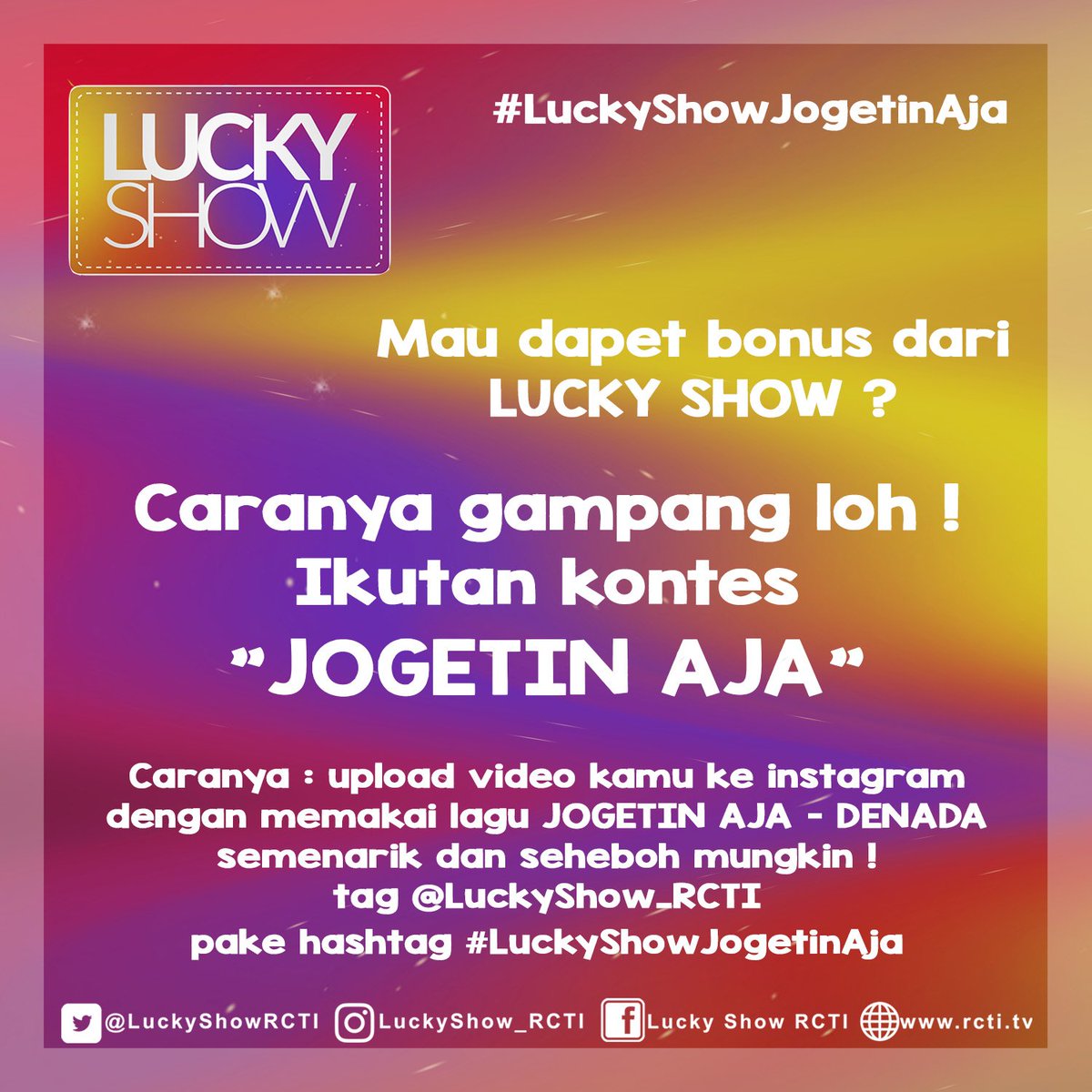 Mau ikutan video kontes "Jogetin Aja" yuk baca flyernya dan unduh link lagunya nih 4shared.com/music/1-EiYks-… #LuckyShowJogetinAja