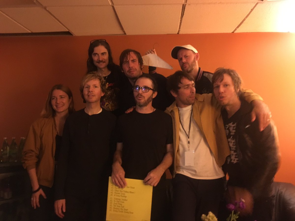 PeterBjornJohn's tweet image. The great @beck -band! @JasonFalkner #joeywaronker #rogermanning #breakinpointtour