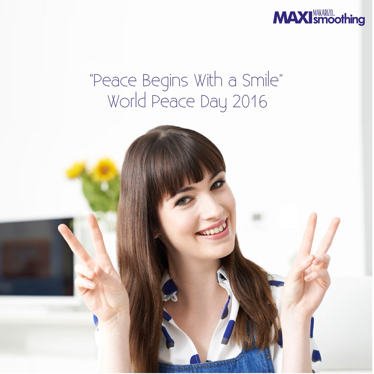 MaxiSmoothing's tweet photo. Happy World Peace Day, Ladies! Menurut kamu damai itu seperti apa sih? Ayo share di kolom komen! #MAXISmoothing https://t.co/obgurWSlVU
