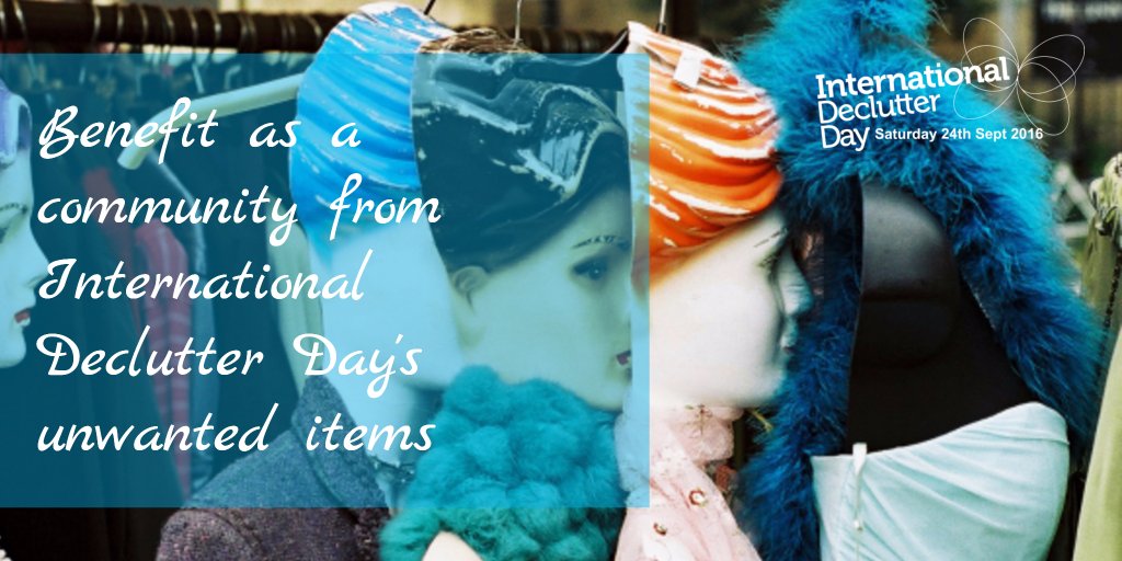 IntDeclutterDay's tweet image. Get involved Sat 24th Sept, buff.ly/2cLFn90 #IntDeclutterDay16