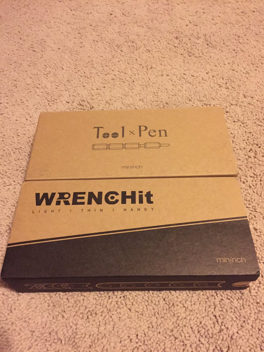 SeriousMike321's tweet photo. Finally got my first product from @kickstarter really cool stuff can't wait to back more projects #wrenchit #mininch https://t.co/qbKyxzuStu