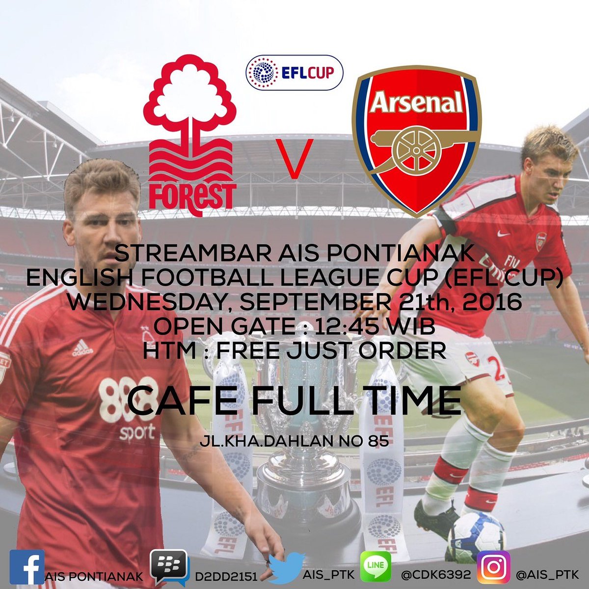 AIS_PTK's tweet photo. Streambar @AIS_PTK
Open gate:00:45
Htm:free just order
Venue: @FT_Caffe  tercinta
Jl.kha.ahmad dahlan no.85#COYG#VCC https://t.co/DrBHslXlsn